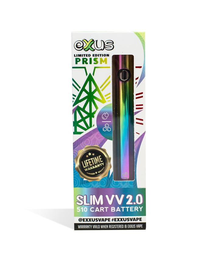 Prism Exxus Vape Slim VV 2.0 Cartridge Vaporizer single pack on white background