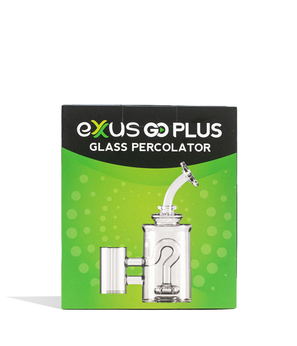 Exxus Vape Go Plus Glass Percolator Packaging Front View on White Background