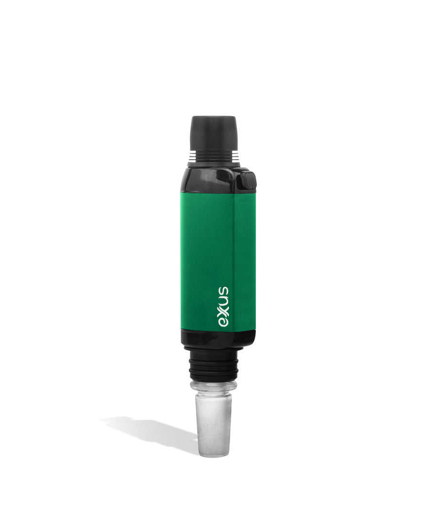 green dab rig mode side view Exxus Vape VRS 3 in 1 Vaporizer on white background